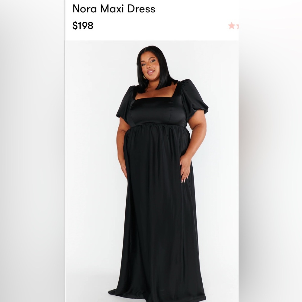 Show Me Your MuMu Black Nora Maxi Dress